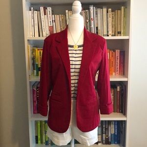 Red blazer